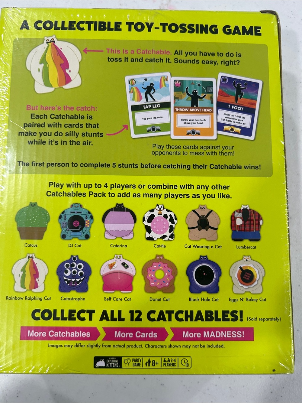 Exploding Kittens Catchables Collectible Toy-Tossing Cat Set - Multi Color - Picture 5 of 10